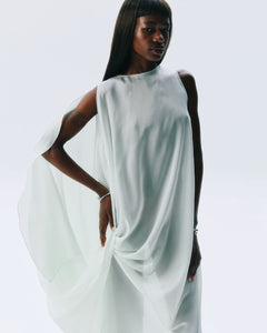 NICHP : Meteora Collection : Neoma dress ผ้าออแกนซ่าแก้ว ผ้าโปร่ง ใส่สบาย มีซับในสั้น เหมาะสำหรับทุกโอกาส