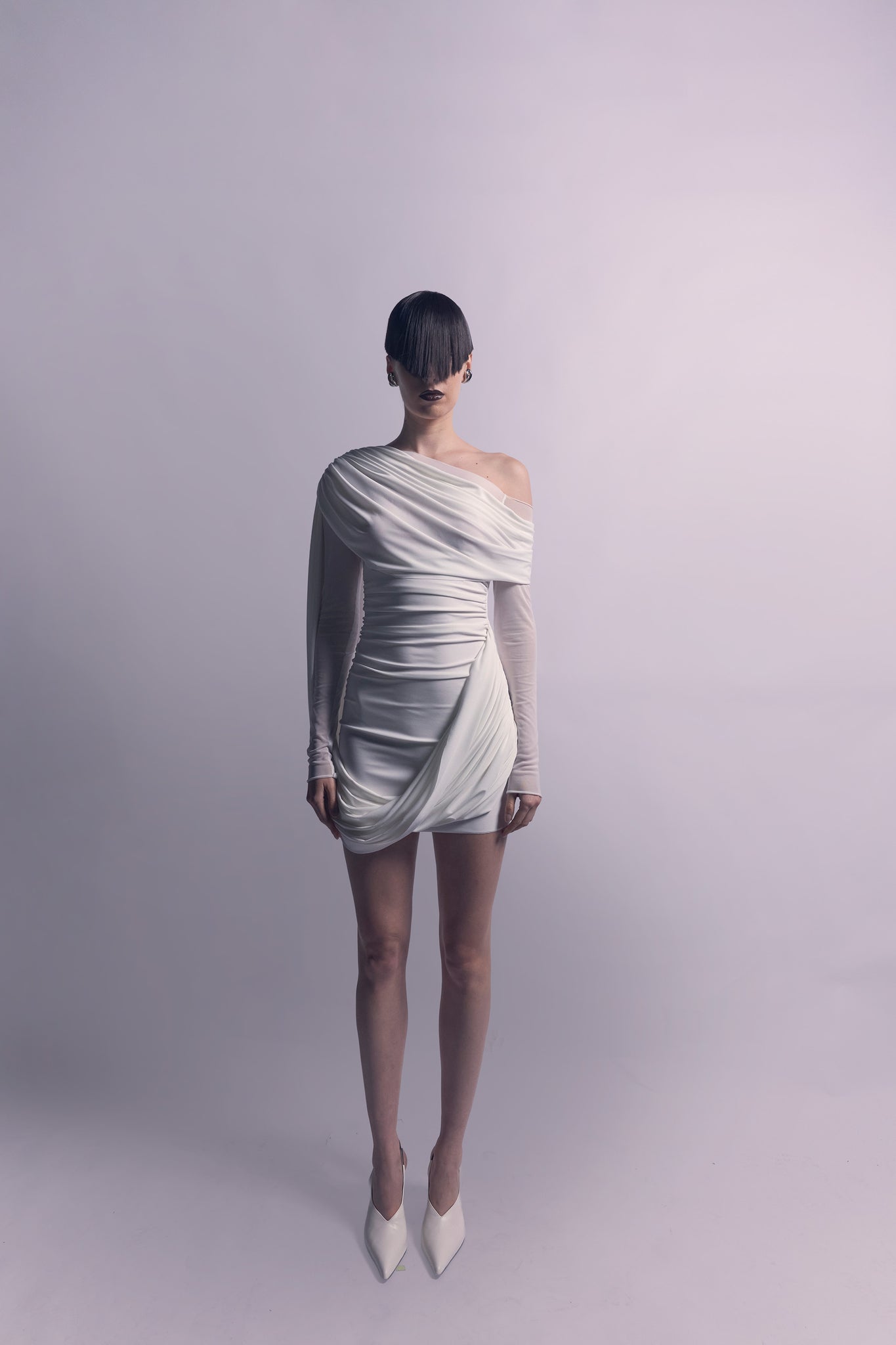 NICHP : The Silent Flow Collection : Laila dress เดรสผ้าตาข่าย (Pre-order 3-4 week)