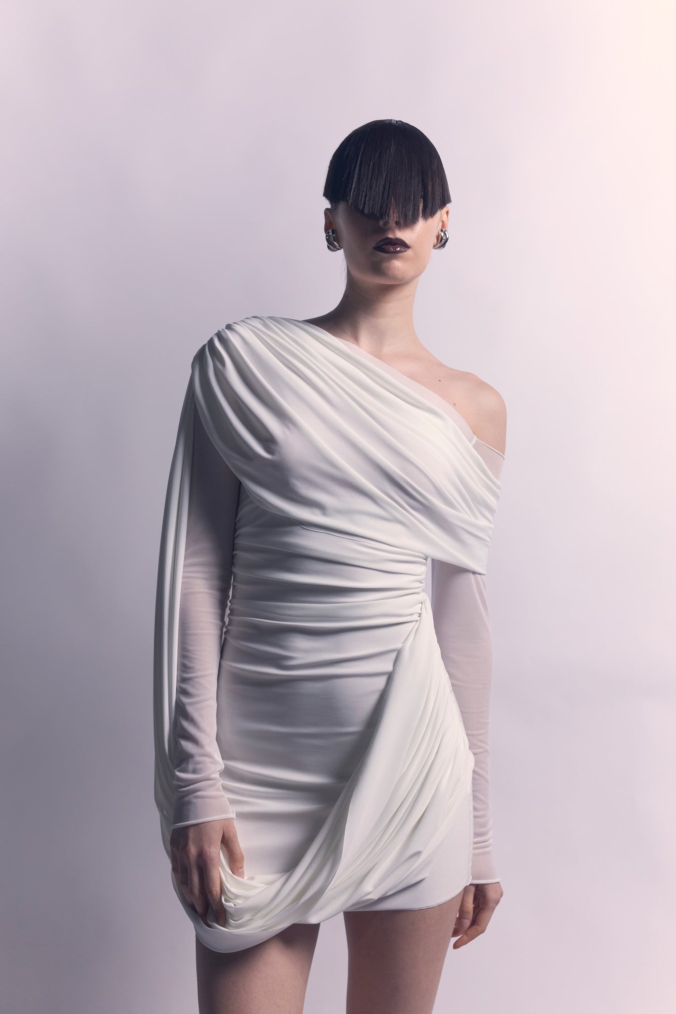 NICHP : The Silent Flow Collection : Laila dress เดรสผ้าตาข่าย (Pre-order 3-4 week)