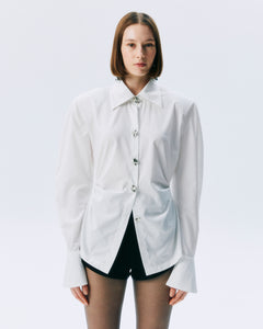 NICHP : Meteora Collection : Ravina Top เชิ้ตแขนยาว กระดุมอะไหล่เงิน