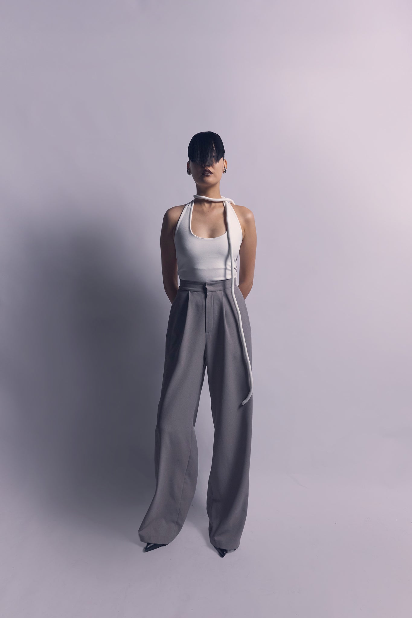 NICHP : The Silent Flow Collection : Katie top เสื้อกล้ามมีเชือกผูก สามารถดีไซน์ผูกเชือกตามความชอบได้ 4 แบบ