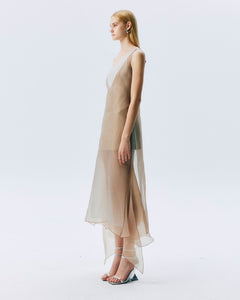 NICHP : Meteora Collection : Liora dress ผ้าออแกนซ่าแก้ว พริ้วโปร่ง มีซับในสั้น