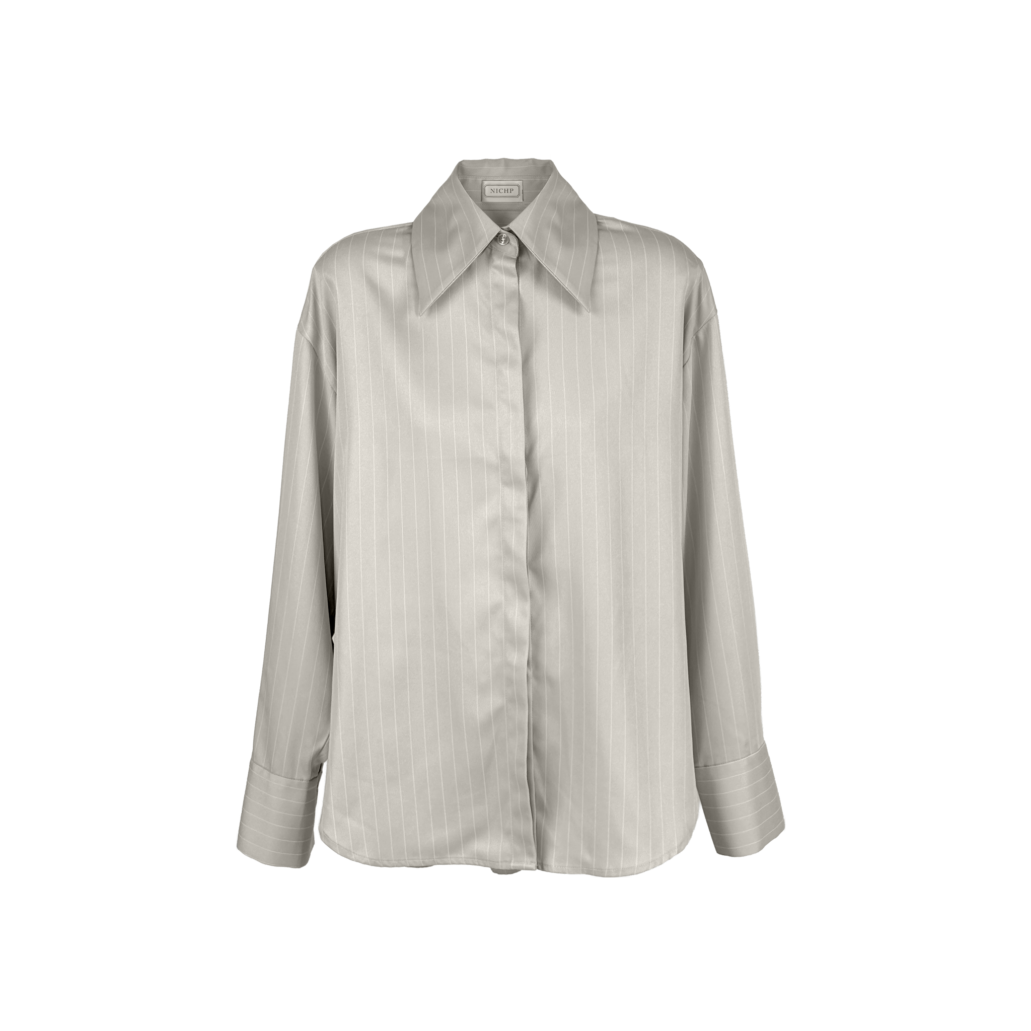 NICHP : Meteora Collection : Siena shirt ผ้าโพลีเอสเตอร์ ใส่ได้ทุกโอกาส ผ้านุ่มสบาย