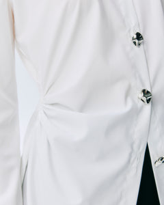 NICHP : Meteora Collection : Ravina Top เชิ้ตแขนยาว กระดุมอะไหล่เงิน