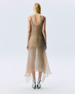 NICHP : Meteora Collection : Liora dress ผ้าออแกนซ่าแก้ว พริ้วโปร่ง มีซับในสั้น