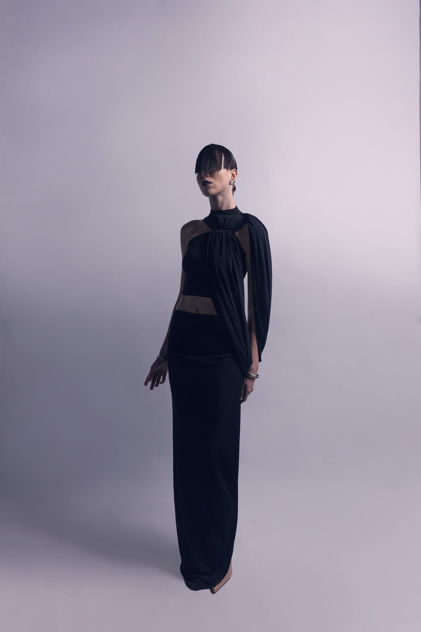 NICHP : The Silent Flow Collection : Evira top ผ้าity เปิดไหล่ข้าง (Pre-order 3-4 week)