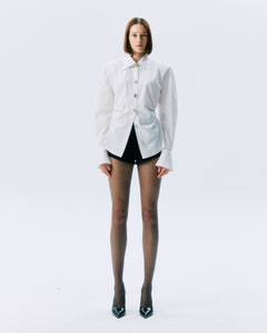 NICHP : Meteora Collection : Ravina Top เชิ้ตแขนยาว กระดุมอะไหล่เงิน